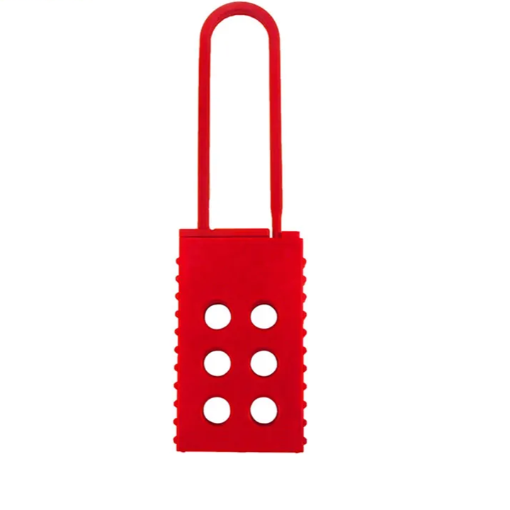 Good price ABS Nylon Insulation Hasp Lockout  Expander Insulated Safety Hasp Lock with 6 Holes