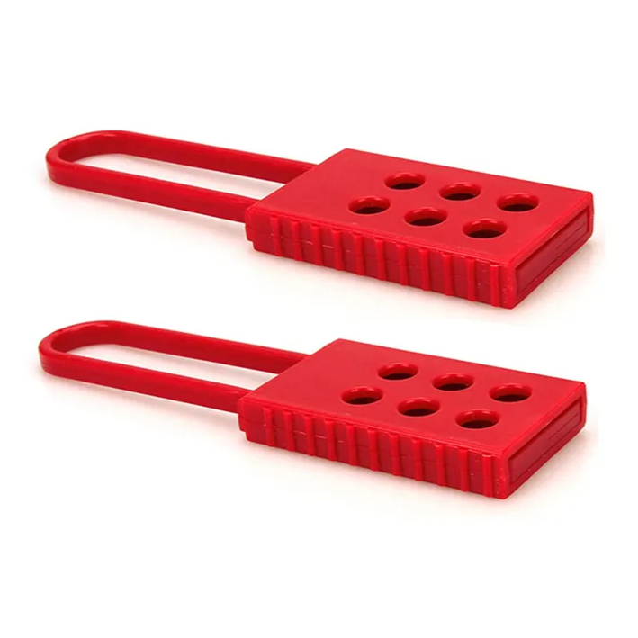 Good price ABS Nylon Insulation Hasp Lockout  Expander Insulated Safety Hasp Lock with 6 Holes