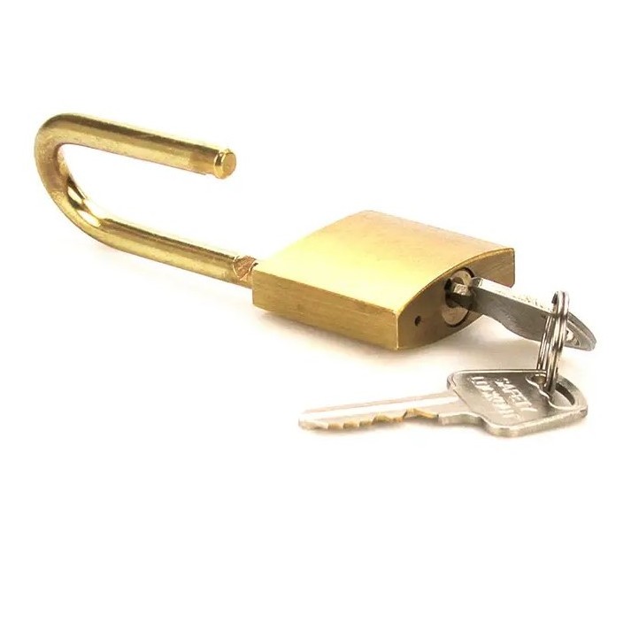 Steel Shackle Security Brass 38mm Safety Padlock