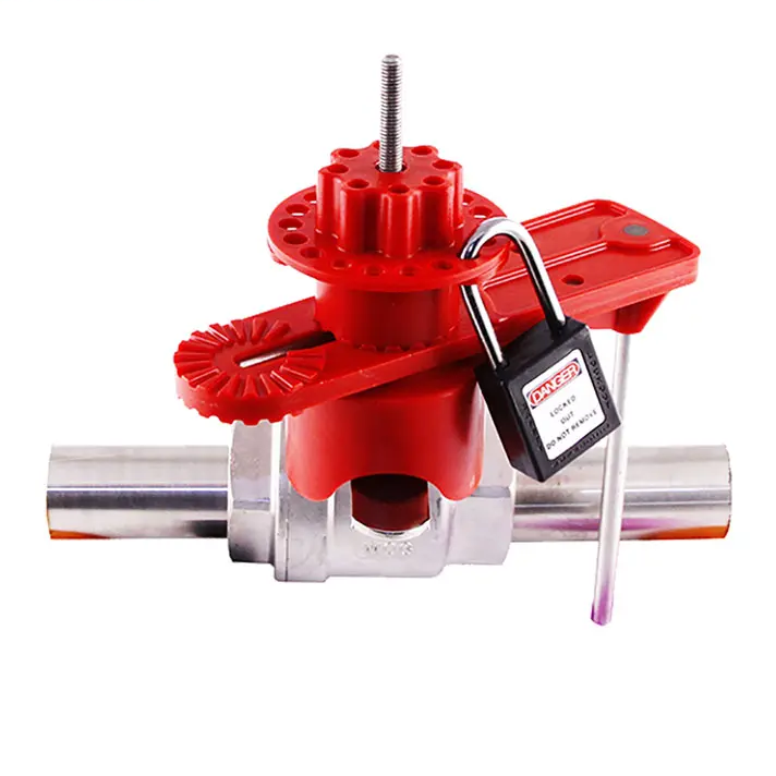 Single arm Lockout Devices Universal Safety Ball Valve Lockout