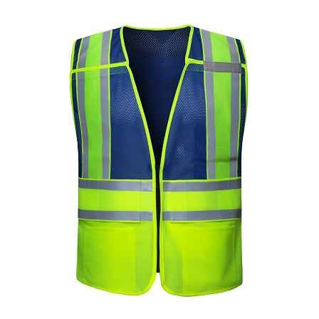 Class 3 High Visibility  Two Tapes Jacket Reflective Safety vest