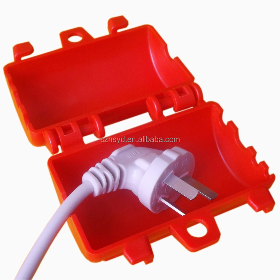 engineering polypropylene anti impact and corrosion resistance power plug lock