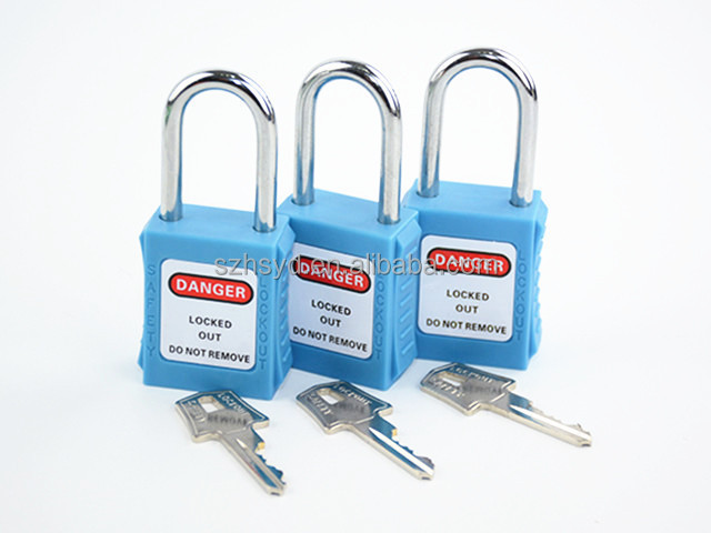 Approved CE safety master lock loto safety stainless steel padlock keyed alike