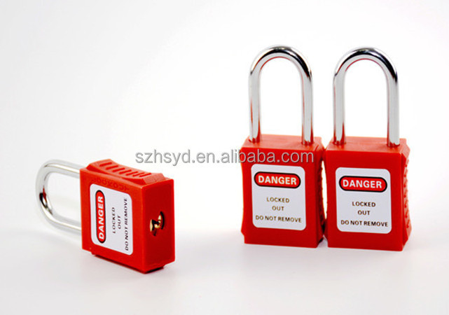 Approved CE safety master lock loto safety stainless steel padlock keyed alike