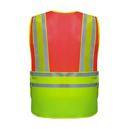 Class 3 High Visibility  Two Tapes Jacket Reflective Safety vest