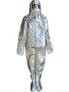 High Temperature resistant suit Aluminized fire performance clothing