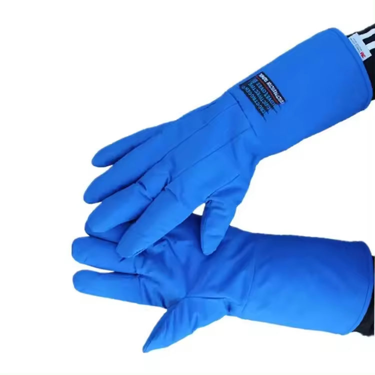 Cryogenic Gloves High Quality Blue Low temperature liquid nitrogen glove