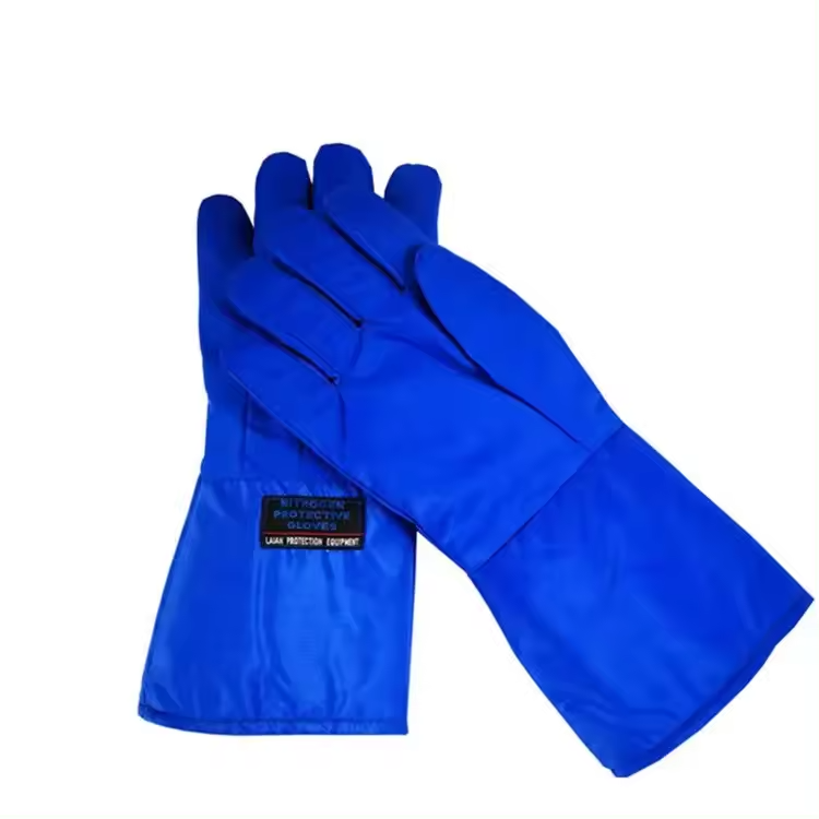 Cryogenic Gloves High Quality Blue Low temperature liquid nitrogen glove