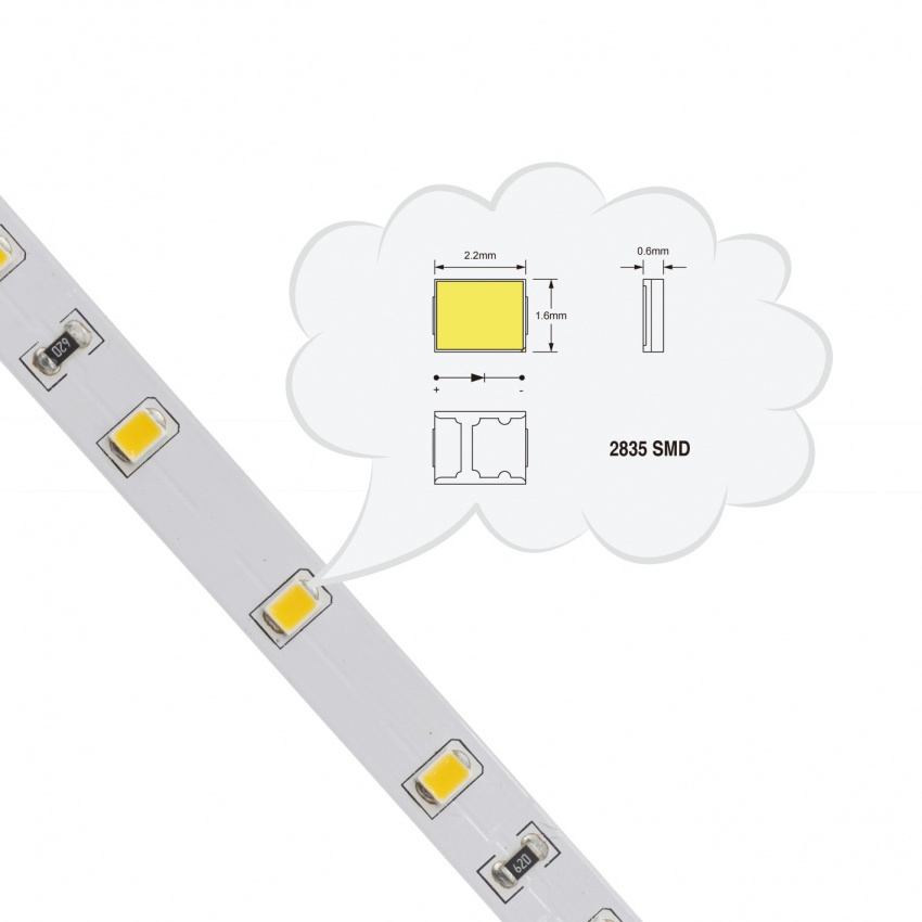 12v 24v 2835 Led Strip Led Ceiling Light 90 Smart Strip Lights High Quality Cheap Price Tira De Luces Led Para Exterior 8mm 85