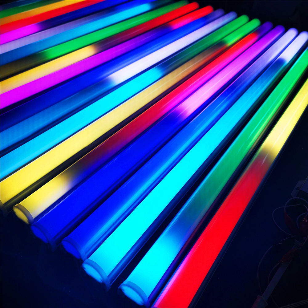 Ip65 Full Color Waterproof Outdoor Architectural Project Building Facade Dmx512 8 10 20 Pixel Rgbw Rgb Led Tube Linear Light Bar