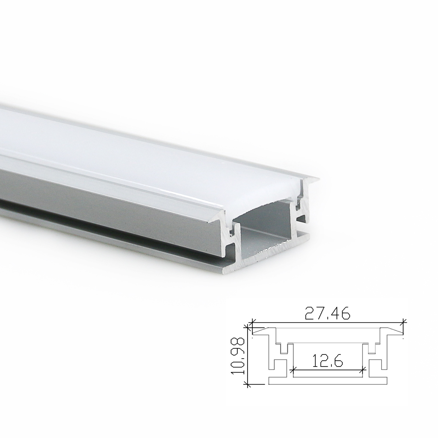 1m 2m 3m Led Profile Light Bar IP67 IP68 LED extrusion aluminum profiles for Led Strips