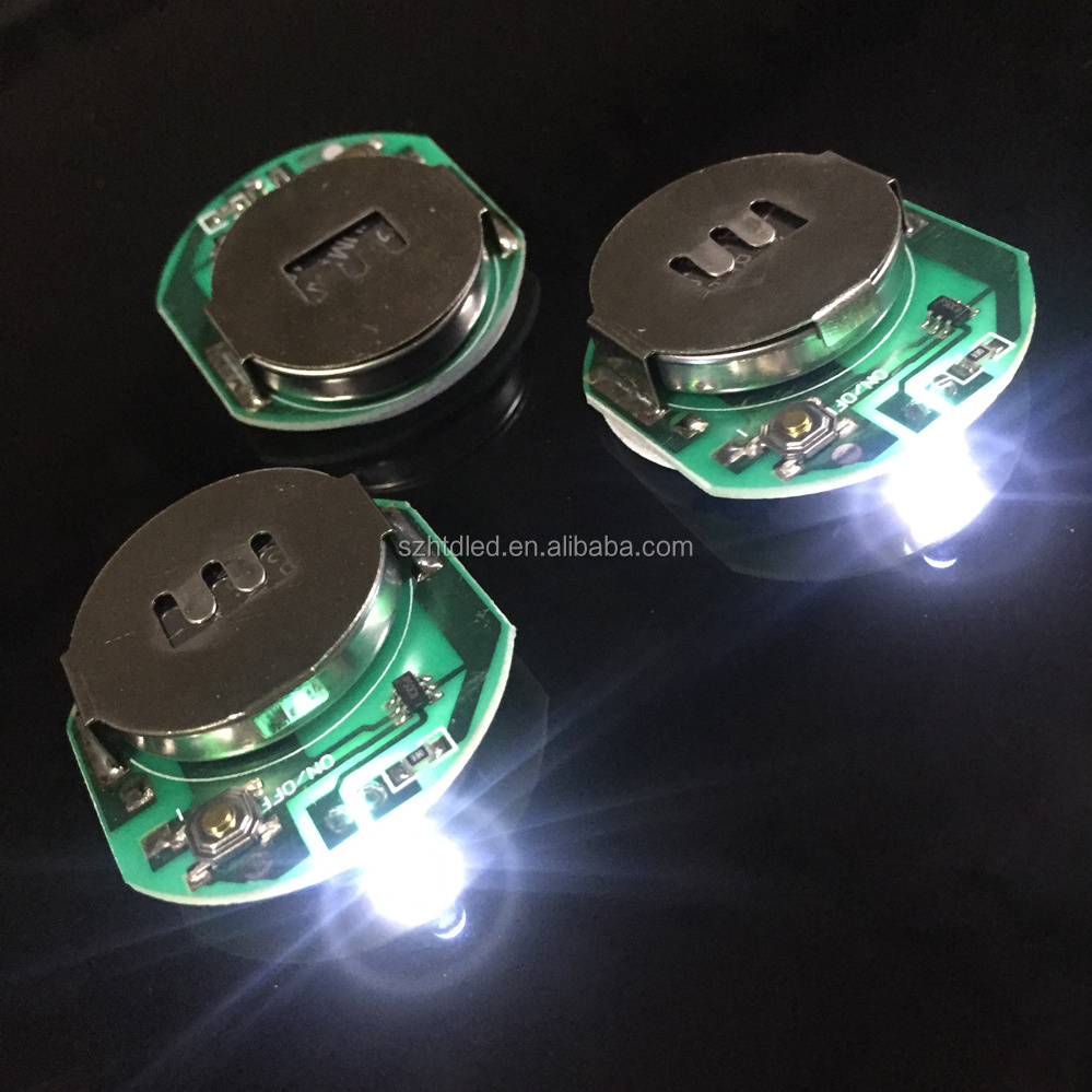 Round led lights for crafts mini single led lights small battery operated led light for display