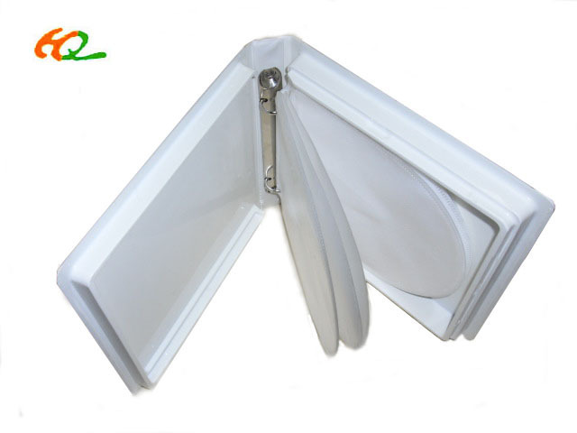 Wholesale  Clear Slim 5mm Single PVC CD DVD Plastic Disc Square Case Box Holder with Cover Film