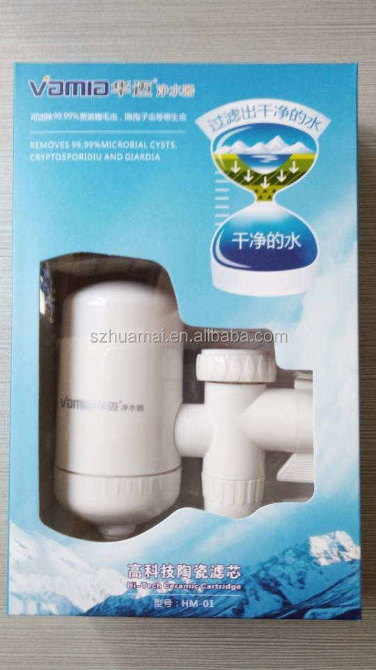 washable ceramic cartridge water filter faucet