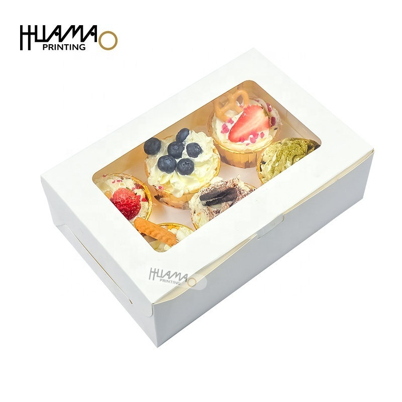 Huamao Stickers Thank You Cajas Bolsas Papel Kraft Reusable Eco Friendly Paper Mailer Box Custom Sticker Book Cupcake Boxes