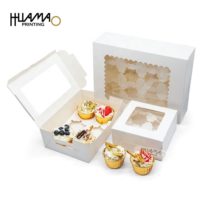 Huamao Stickers Thank You Cajas Bolsas Papel Kraft Reusable Eco Friendly Paper Mailer Box Custom Sticker Book Cupcake Boxes