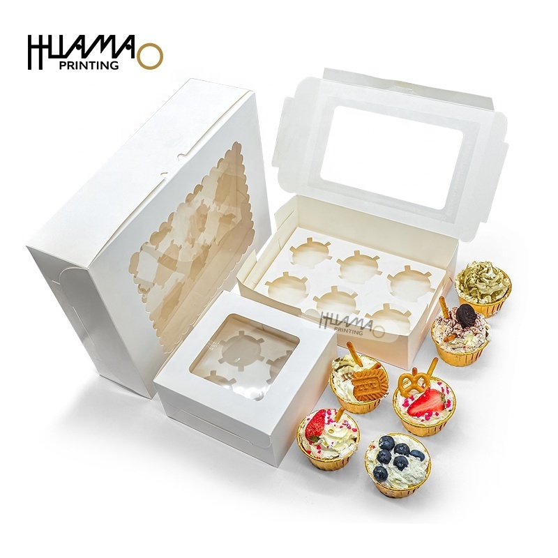 Huamao Stickers Thank You Cajas Bolsas Papel Kraft Reusable Eco Friendly Paper Mailer Box Custom Sticker Book Cupcake Boxes