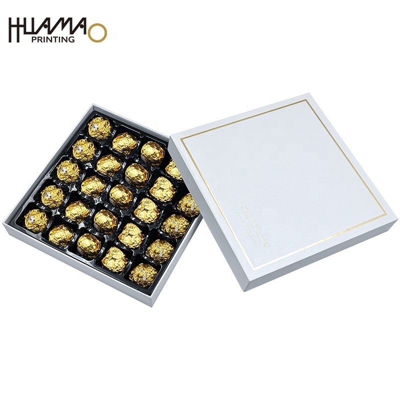 Biodegradable Custom Advent Calendar Paper Boxes Scrap Carton Prices Kiss Cut Sticker Sheet Luxury Chocolate Packaging Box