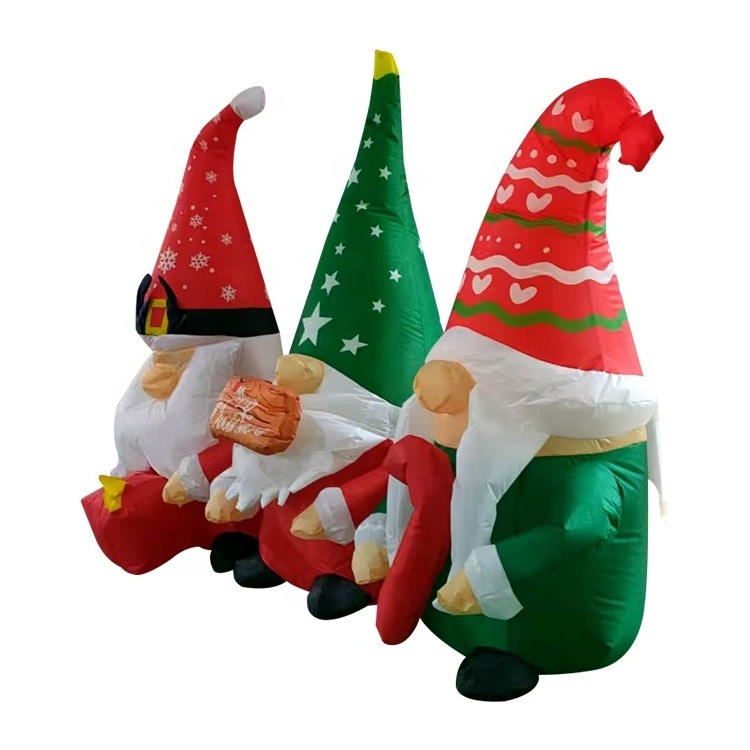 Advertising Custom Christmas Inflatable Gnome Costume Inflatable Christmas Snowman Inflatable For Party