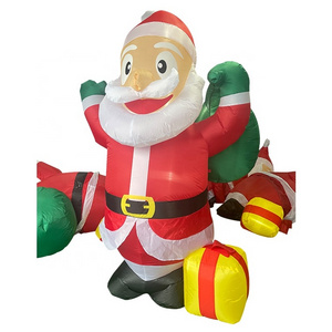 Creative Designs Christmas Decorations Inflatable Santa Claus Blow Up Garden Holiday Inflatable for Outdoor Indoor