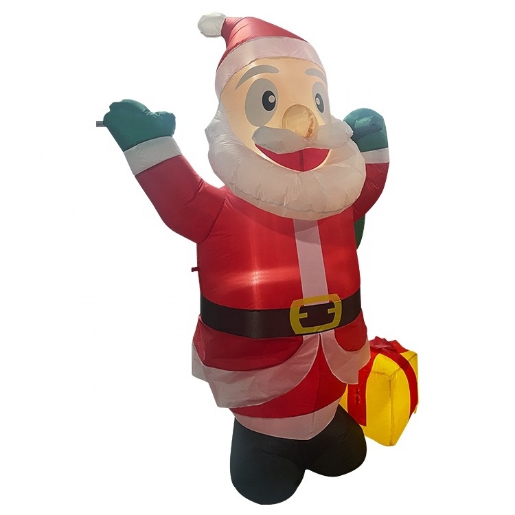 Creative Designs Christmas Decorations Inflatable Santa Claus Blow Up Garden Holiday Inflatable for Outdoor Indoor