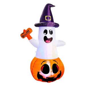 Factory Sales Inflatable Halloween Decorations Outdoor Pumpkin Ghost Halloween Inflatable Pumpkin Decoration