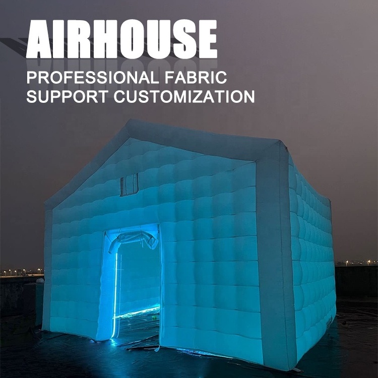 Factory Wholesale Outdoor Party Use Disco Inflatable Nightclub Tent Blow Up Inflatable Cube Party Tent Inflatable Nightclub