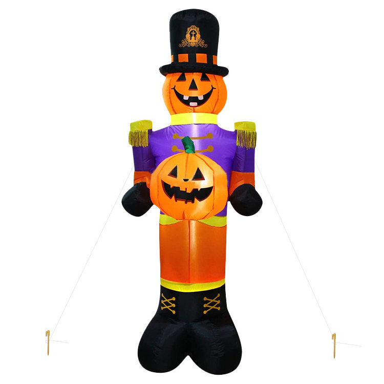 Yard Inflatable Halloween Soldier Model Inflatable Nutcracker Soldier Large Halloween Outdoor Inflatable soldiers