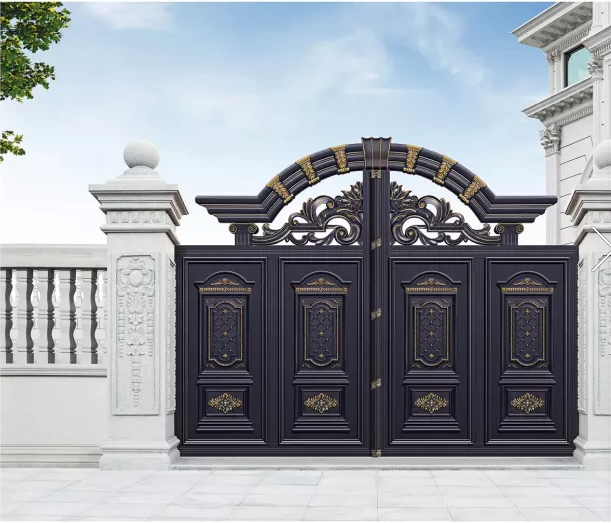 High Quality Electric Villa Double Iron Swing Gate