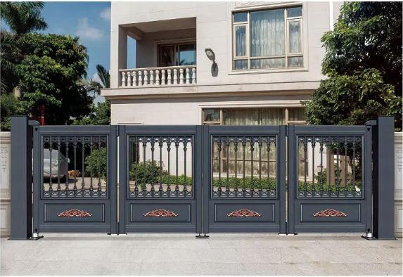 High Quality Electric Villa Double Iron Swing Gate