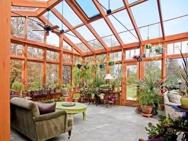 aluminium sunroom kit / outdoor glass room / sun room glass house