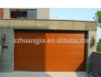 manufacturer price Sectional roller garage wood security door