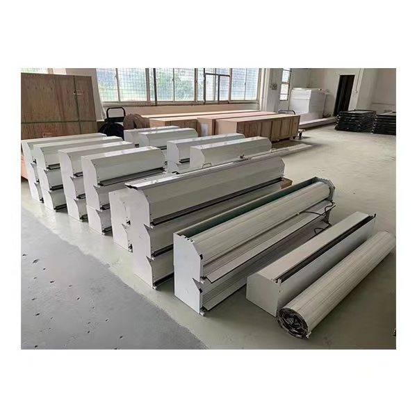 Customized Aluminium Door Accessories Roller Shutter 55mm Aluminum Roller Shutter Slat Sale Custom White Window Horizontal Track