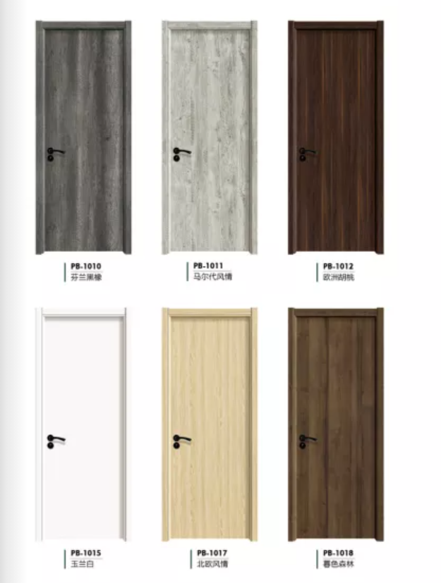 Fire rated wooden internal room doors