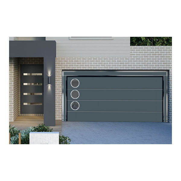 Automatic Sectional Steel Sandwich Overhead Flat Panel Garage Doors