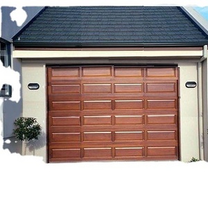 manufacturer price Sectional roller garage wood security door