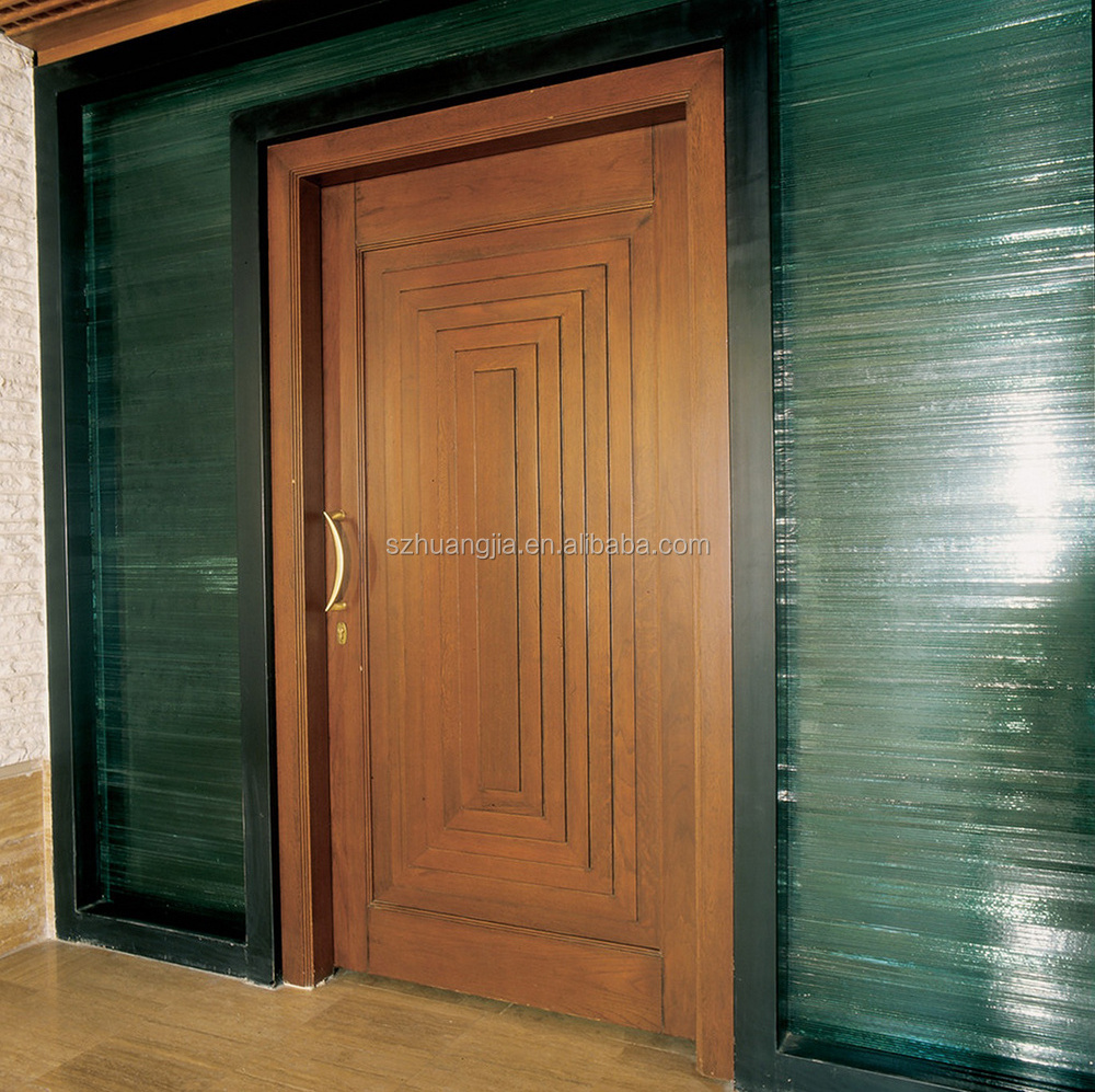 simple lowes exterior teak wooden single main entrance doors designs