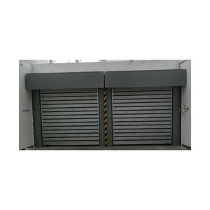 exterior Automatic aluminum or steel High Speed Security Roller Shutter house gate grill designs modern door iron doors double e