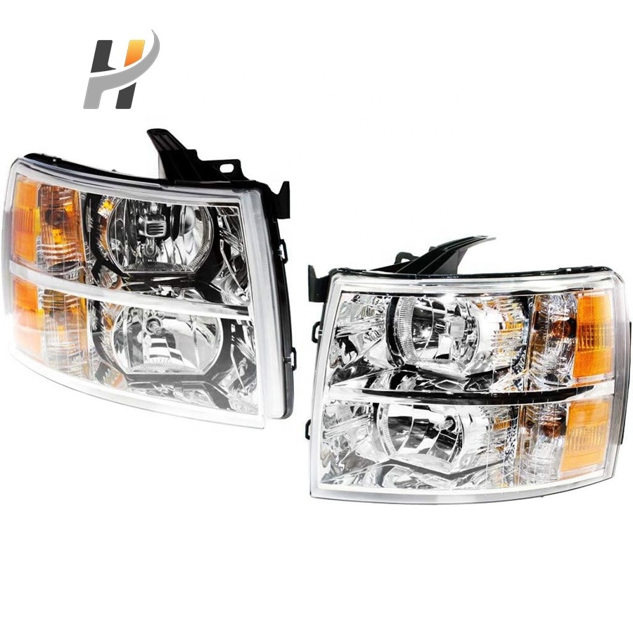 Wholesales Factory Auto Lighting Systems 25962804 25962805 GM2502280 GM2503280 Headlights For CHEVROLET SILVERADO 2007-2014