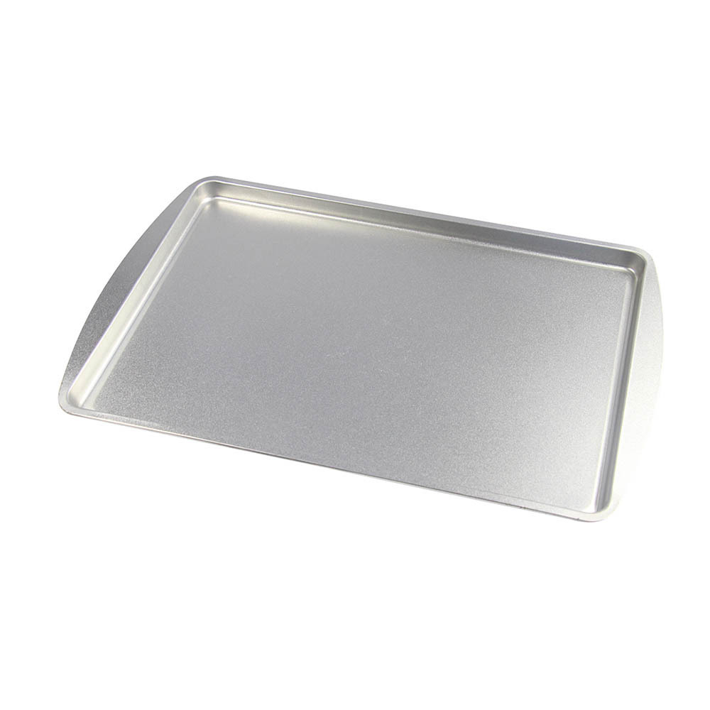 Factory Metal Biscuit Tin Tray, Wholesale Non-stick Bakeware Metal Cookie Sheet Cheap Price Rectangular Tin Tray Baking Sheet