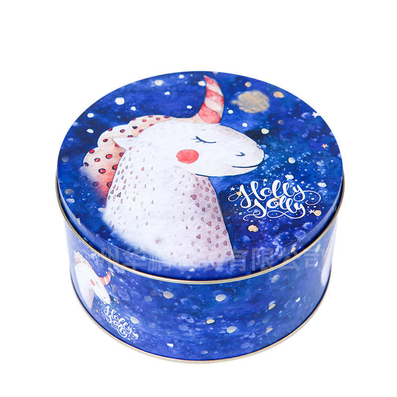 High End Popular Metal Tin Biscuit Gift Box Cookies Biscuit Packing Box Cookie Tin Box