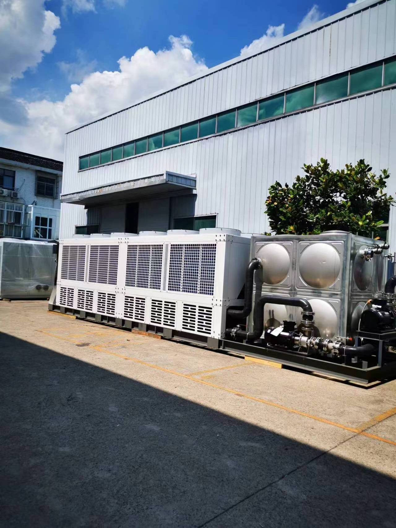 30HP ---300HP Air cooled water chiller 50Tons-200Tons Industrial anti-explosion Air Conditioner Air Cooled Screw Chiller