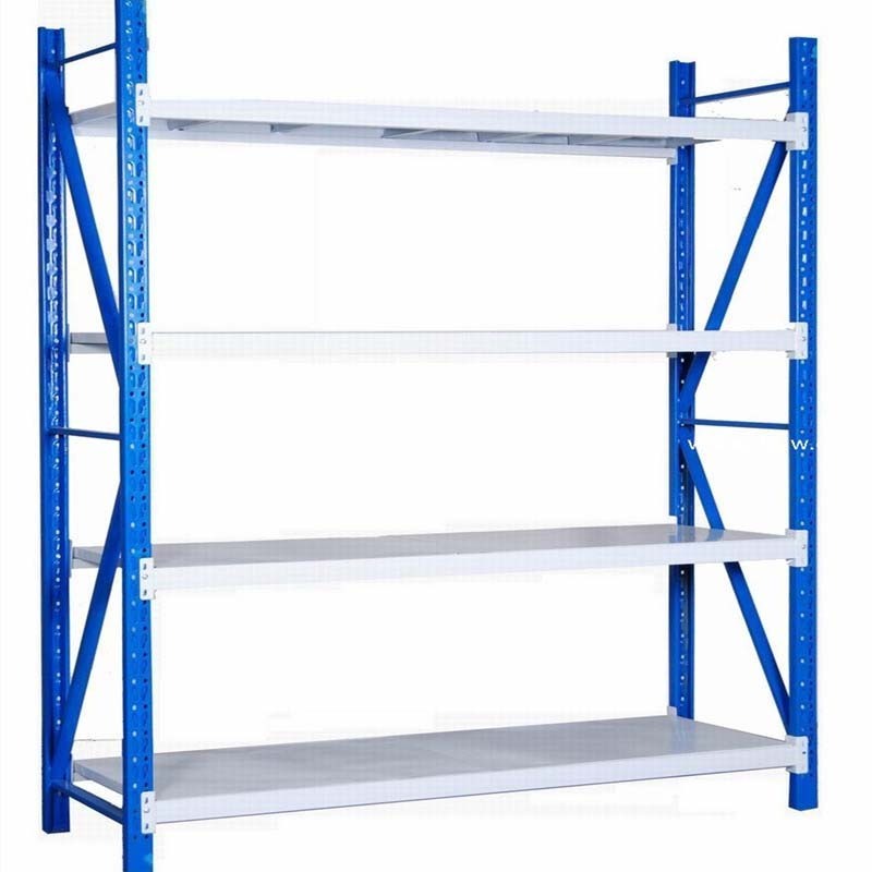 Durable Commercial Retail Warehouse Metal Storage Rack System Light Weight Shelves