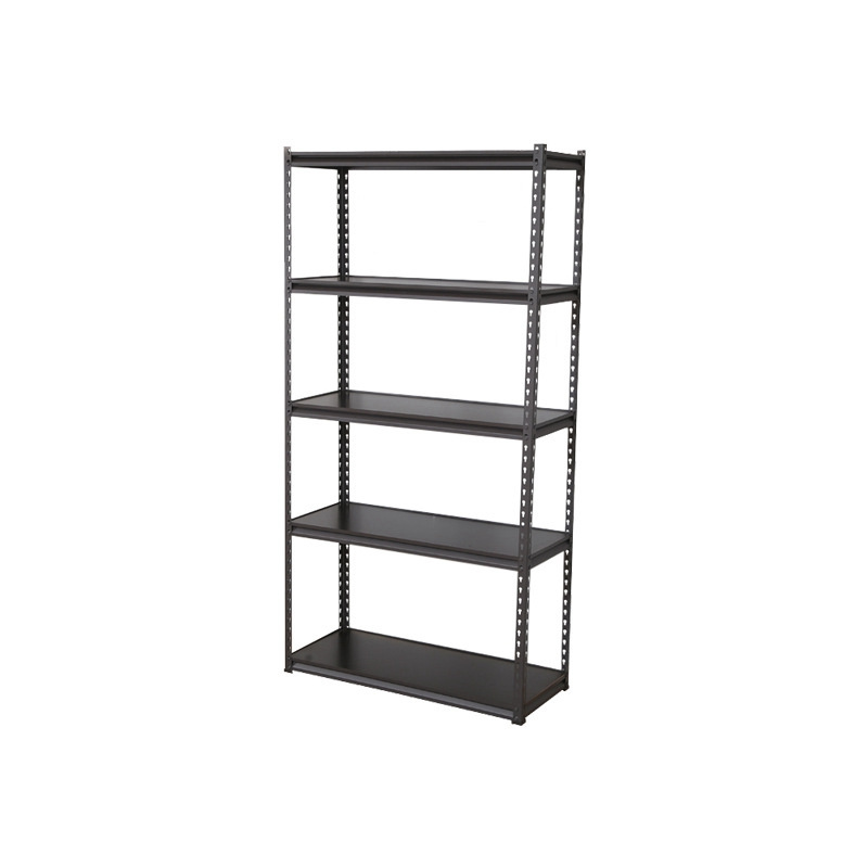 Oem Black 5 Tier Z Beam Stackable Boltless Warehouse Racks and Shelves Garage Racking