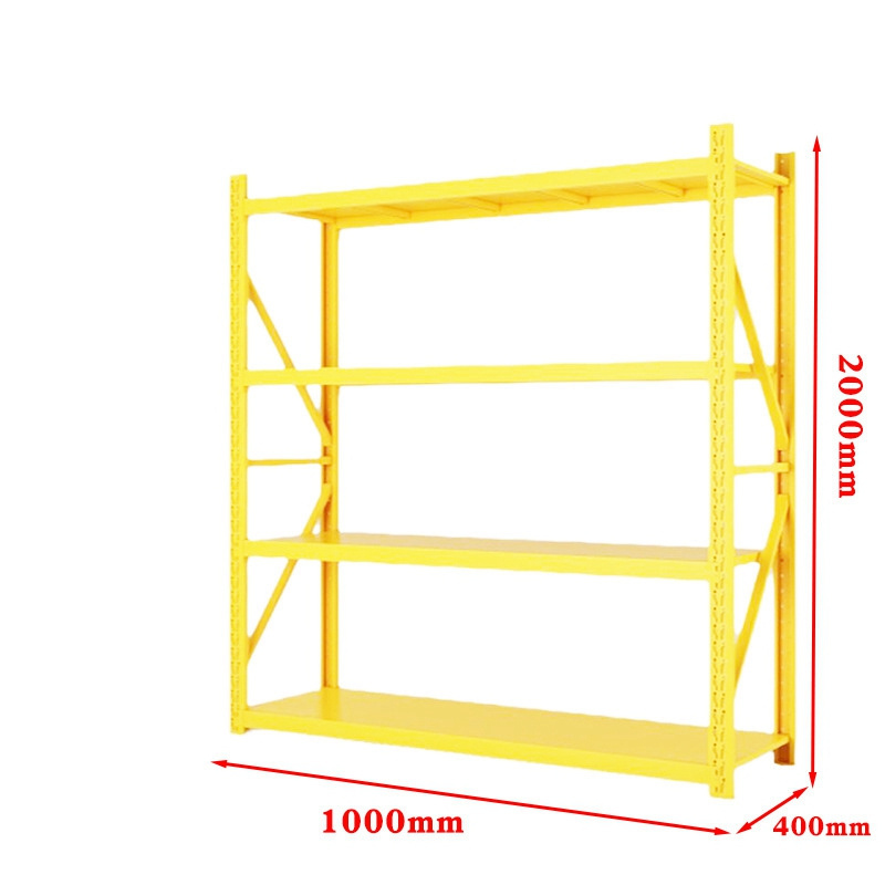 Factory Storage Racks 4 Tiers Racking System Supplier Industrial Warehouse Shelving