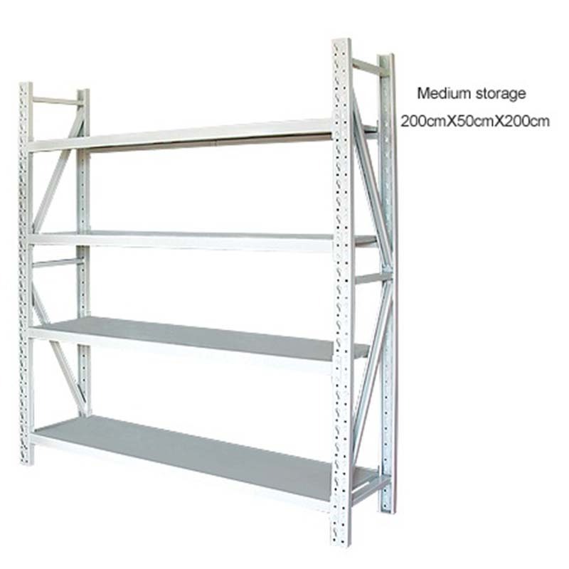 Durable Commercial Retail Warehouse Metal Storage Rack System Light Weight Shelves