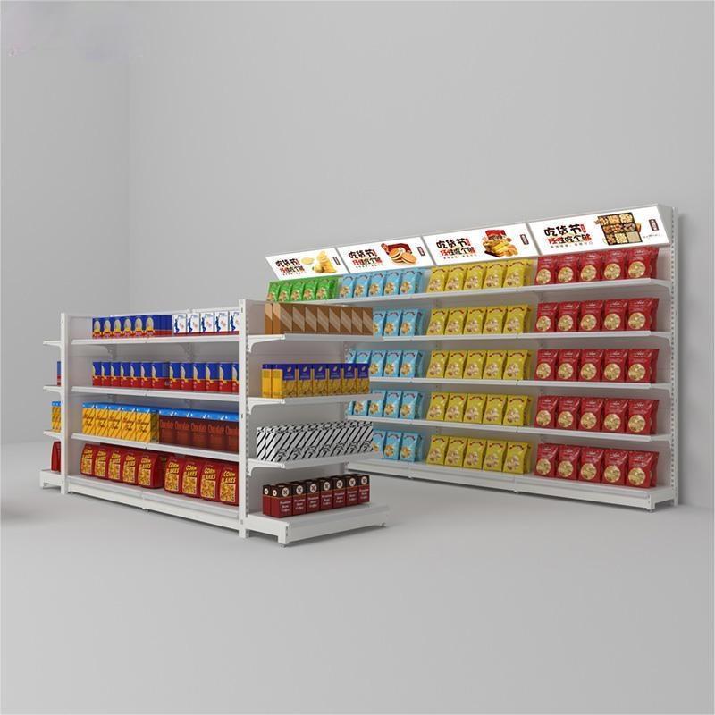 Customized Convenience Store Goods Rack Grocery Shelving Grocery Shop Shelves Supermarket Shelf