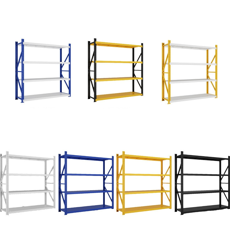 Factory Storage Racks 4 Tiers Racking System Supplier Industrial Warehouse Shelving