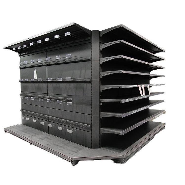 Oem Heavy Duty Store Display Racks /Gondola Shelving / Supermarket Metallic Shelves