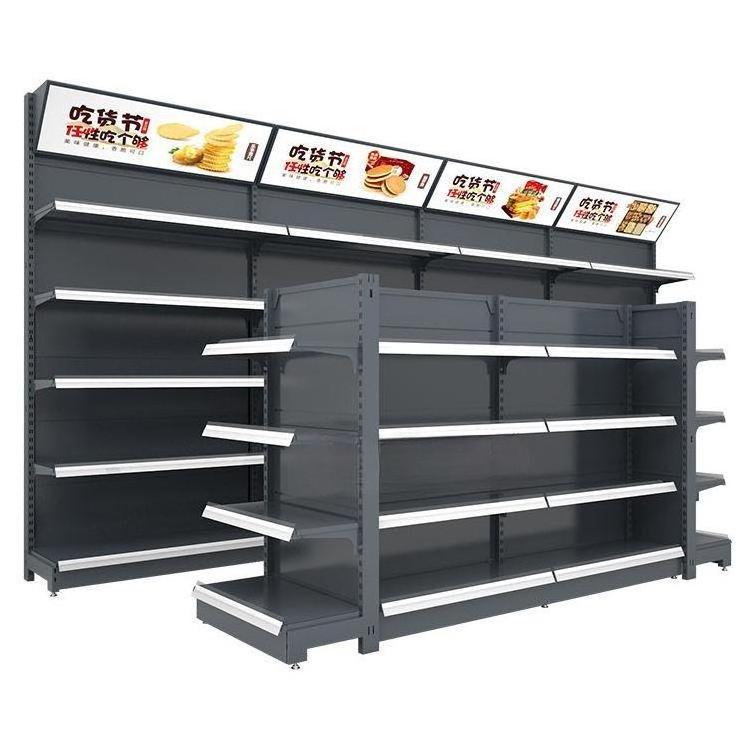 Customized Convenience Store Goods Rack Grocery Shelving Grocery Shop Shelves Supermarket Shelf